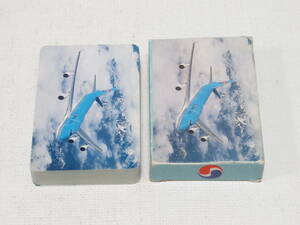 レトロ　大韓航空 トランプ Korean Air Lines　/ Vintage PLAYING CARDS