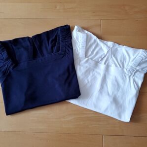 2枚!クリアインプレッション☆半袖カットソー