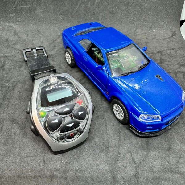 GT-R34 ラジコン 時計