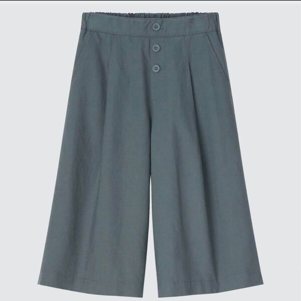 ユニクロ GIRLS リネンブレンドスカートパンツ 120cm UNIQLO