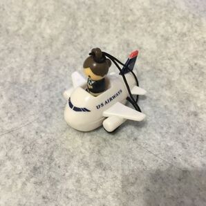 USエアウェイズ US Airways プルバックカー スターアライアンス プルバックプレーン with 客室乗務員 (客室乗務員を乗せると走行します)