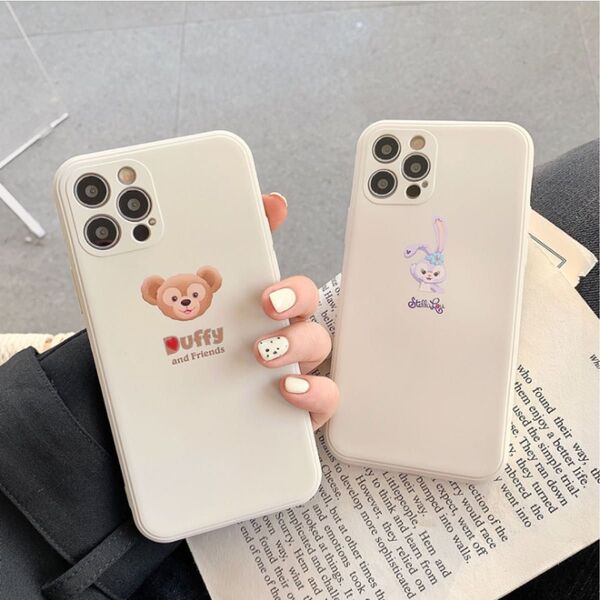 ダッフィー ステラルー クリーム色スマホケースiPhoneカバー