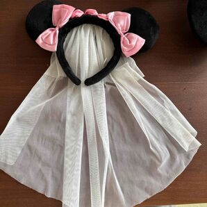 ディズニーカチューシャ ミニー花嫁