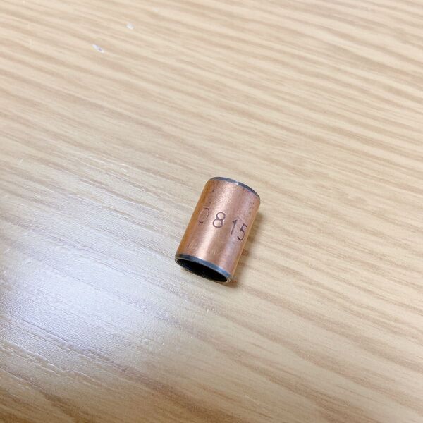 スリーブベアリング 滑り軸受 カーボンスチール ブロンズトーン 8mm x 10mm x 15mm 1パック入り