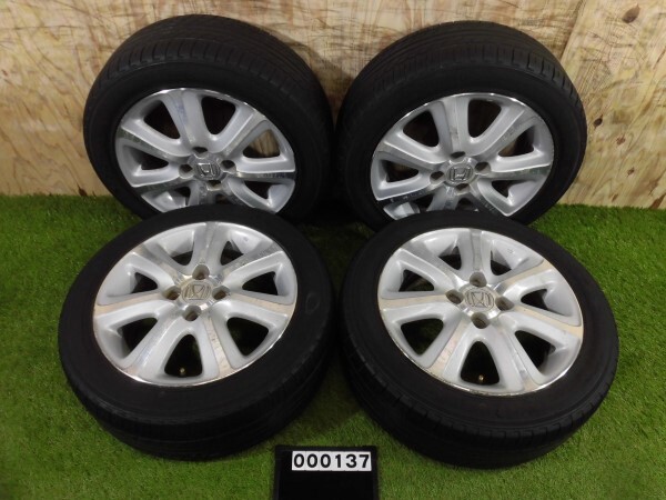  Honda оригинальный 15 aluminium летние шины 4 шт. комплект 15×6JJ 4H PCD100 OFF53 Yokohama ECOS ES300 185/55R15 2012 год производство б/у товар ZC000137