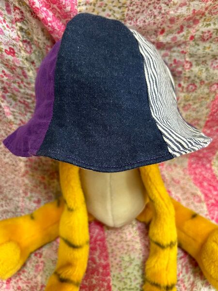 ハンドメイド チューリップハット 帽子
