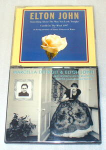 C7■エルトン・ジョン2枚セット①Marcella Detroit & Elton John Ain't Nothing Like The Real Thing②Candle In The Windダイアナ妃追悼曲