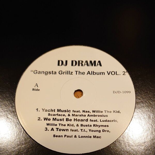 DJ Drama - Gangsta Grillz オリジナル原盤 12EP レア音源 Yacht Music レコード