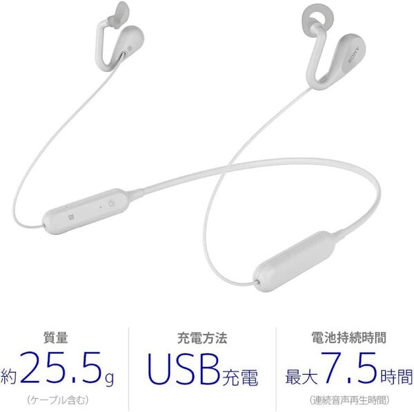 SONY純正オープンイヤーワイヤレスステレオヘッドセットSBH82D