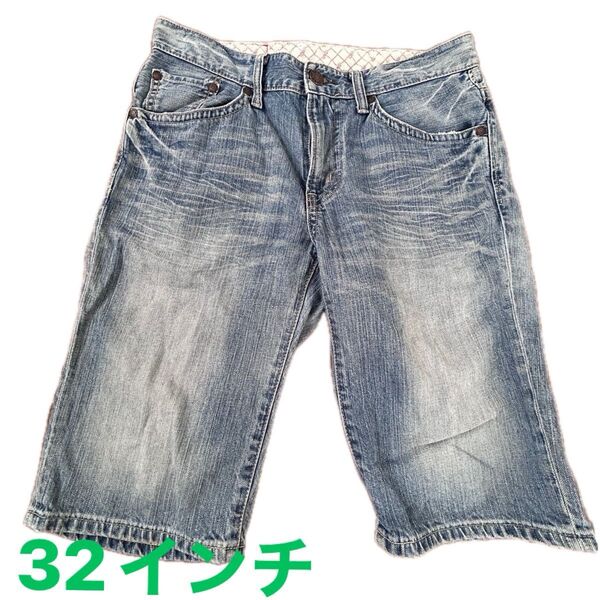 EDWIN デニムハーフパンツ 32インチ