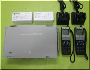 NTT NX-DCL-S(3)CS-(1)(S)+NX-DCL-PS-(1)×2 set + new goods battery pack * clean .& alcohol bacteria elimination settled * NX digital cordless telephone machine 2 set 