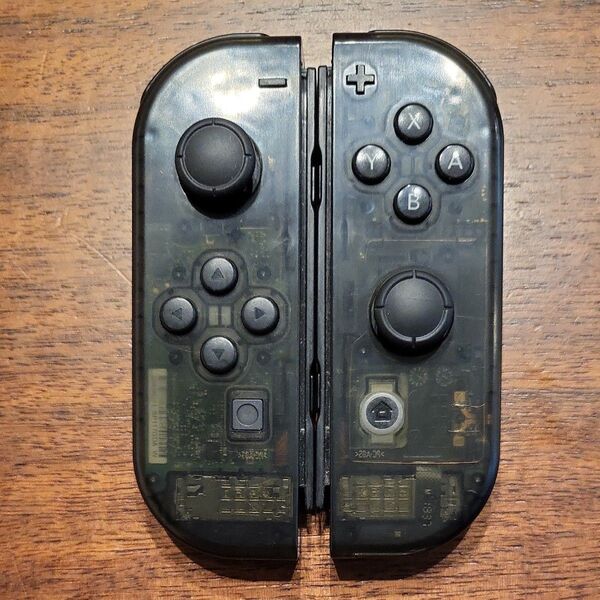 Nintendo Switch ジョイコン クリアブラック 動作確認済 カスタム品