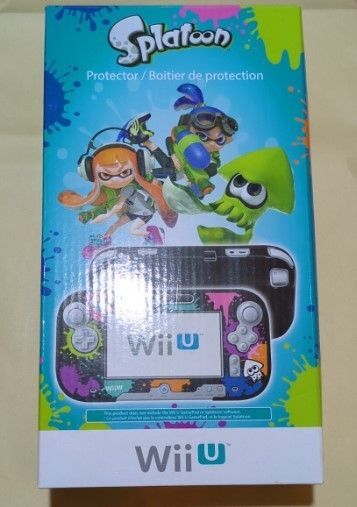 空箱 WiiU スプラトゥーン プロテクトケース 外箱 英語版