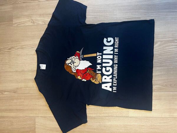 古着 おこリンボ Tシャツ ディズニー フルーツオブザルーム コラボ