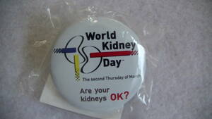 World Kidney Day　缶バッジ