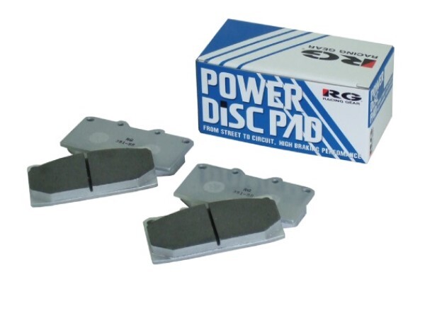 レーシングギア(RG) パワーブレーキパッド TYPE SS フロント 日産 ステージア WGNC34 RB26DETT 260RS(オーテックバージョン) 2500cc 390-SS
