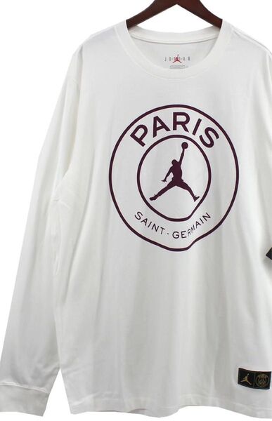 NIKE JORDAN BRAND ×Paris 長袖Tシャツ ホワイト