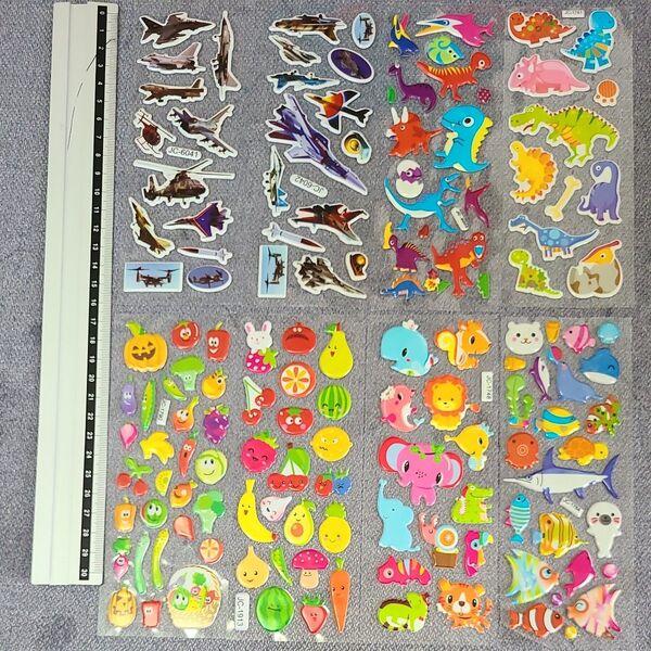 ぷくぷくシール(3Dシール)