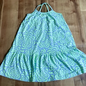 gap ギャップ ワンピース ブルー×グリーン KIDS.L