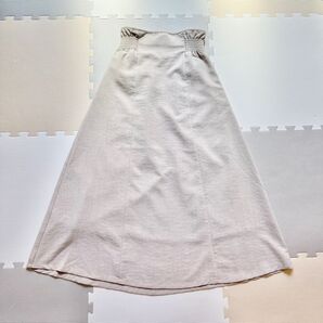★SENSE OF PLACE★リネンライクハイウエストフレアスカート