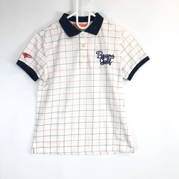 BEAMS GOLF ビームスゴルフ 半袖ポロシャツ Sサイズ レディース 日本製 83-02-0110-684