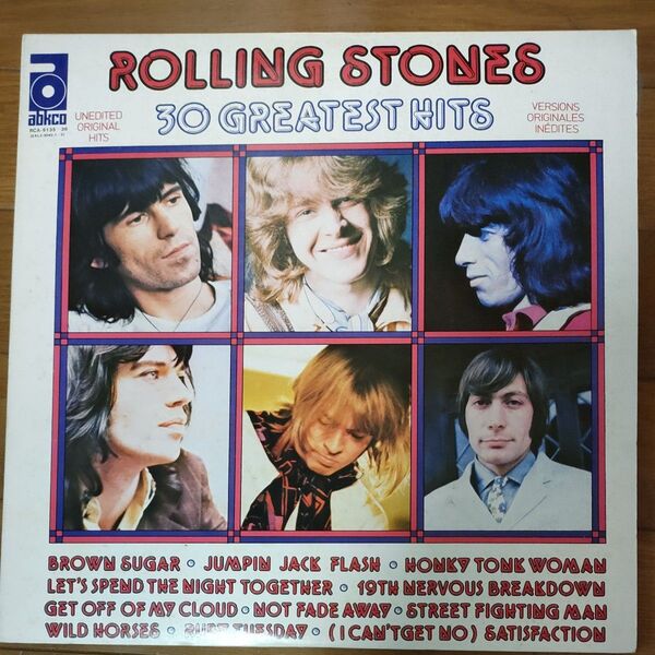 ROLLING STONES/30GREATEST HITS:ROLLING STONES 2枚組 RCARECORD
