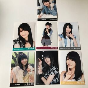 横山由依 生写真 7枚まとめて!