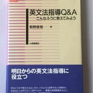 英文法指導Q&A(新品、未使用) 参考書