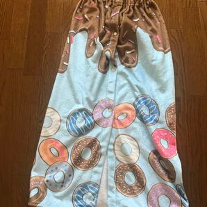 ラップタオル 水泳 スイミング プール ふわもこ バスタオル ドーナツ スイーツ柄