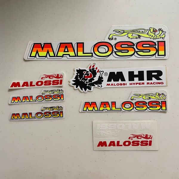 Malossi ステッカーセット 7枚入り マロッシ 新品 未使用 スクーター カスタム シグナス グリファス TMAX NMAX