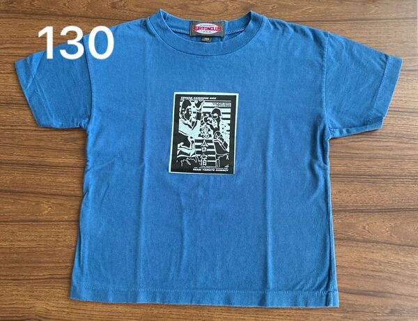 極道神風蹴 稀少BURTONCLUB USA キッズ半袖Tシャツ 130 魂合宿 ボクシング