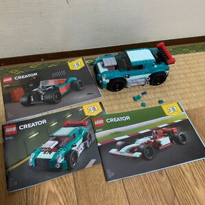 LEGO レゴ クリエイター 3in1 ストリートレーサー 車 31127 現状品
