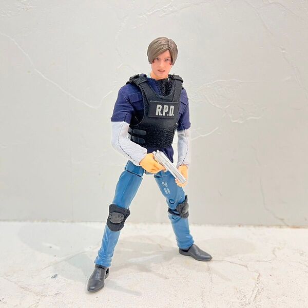 1/12 レオン バイオハザード服装変更 頭変更