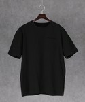 【EMMA CLOTHES】『エマ クローズ　コーマビッグシルエットポケットカットソー　フリーサイズ　ブラック』　　メンズ半袖Tシャツ
