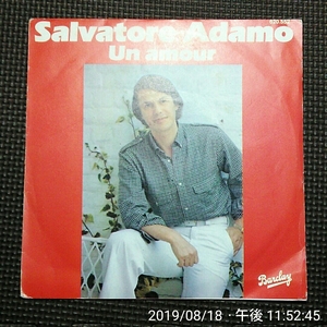 仏盤7'' Salvatore Adamo / Un amour / Femme-Plume BA-105 