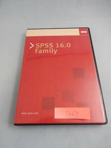 D067#использовал SPSS 16.0 Family для Windows SPSS Windows версия японская версия.