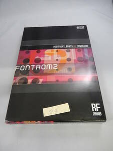 NA-349#中古　DESIGNERS’ FONTS 02 FONTROM 2 windows mac 共通 105 書体パック フォント