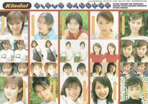 Специальное приложение для девушек наклейка B5 Ryoko Hirosue Tomakaze Okuna Kyoko enomoto kanako enomoto 1999