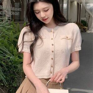 お値下げ中 SHEIN 半袖 カーディガン