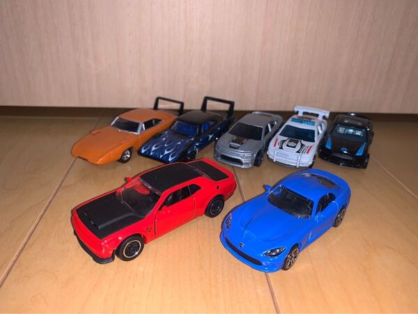 ダッヂミニカー7台セット(グリーンライト、ホットウィール、マジョレット)