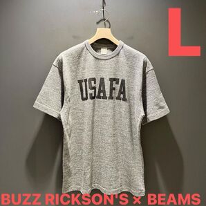 BUZZ RICKSONS × BEAMS 限定 Tシャツ【L】USAFA SWEAT T-SHIRT バズリクソンズ ビームス
