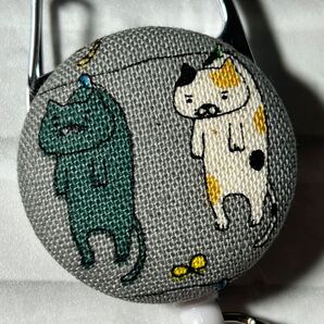 A43 リールキーホルダー 洗濯ネコ