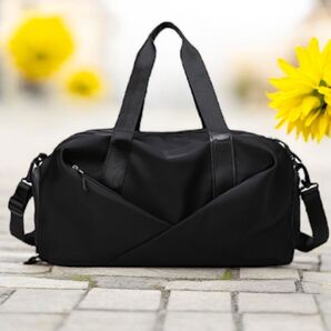 ボストンバッグ 旅行バッグ トラベルバック ショルダーバッグ レディース メンズ 新品 黒色 ブラック ボストン ショルダー ジム