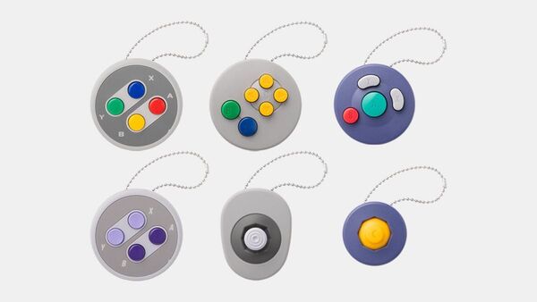 任天堂 ゲームキューブ ボタン Cスティック キーホルダー