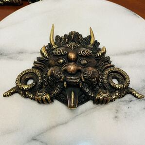 《新品》ガルーダ マハーカーラ 壁掛け バイラヴァバ シブァ シバ 大黒天 仏教 チベット密教 魔除け