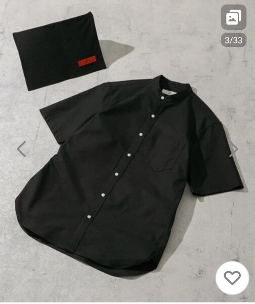 シャツ ブラウス 「抗菌/消臭」ハイパフォーマンスバンドカラー半袖シャツ メンズ