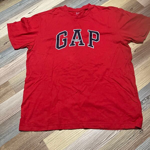 オールドGAP アーチロゴTシャツ 赤 athletic