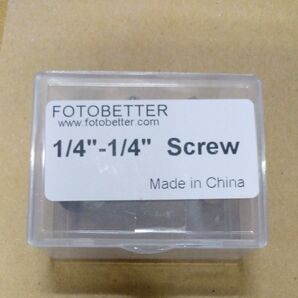 FOTOBETTER 1/4インチ オスから3/8インチ メス カメラ三脚ねじ変換アダプター 三脚一脚ボールヘッド対応