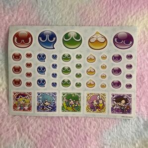 ぷよぷよクエスト ぷよクエ 魔導学校 シール