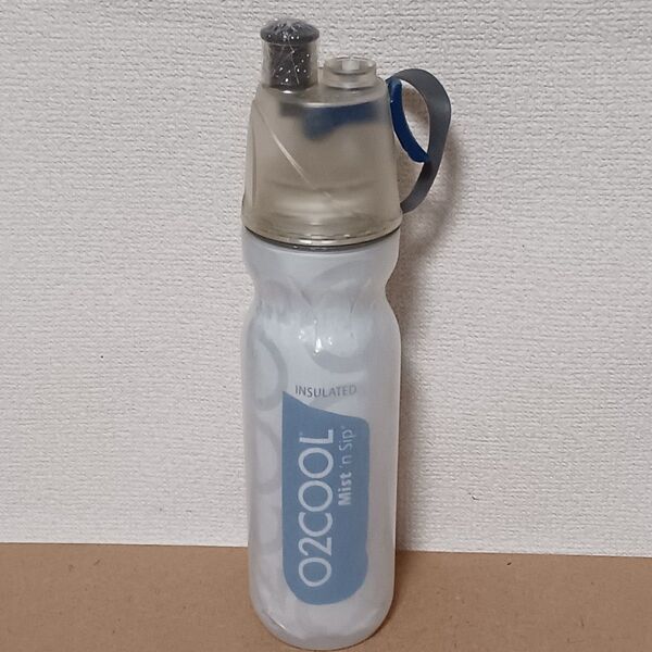 水筒 ミスト&ドリンクHYBRID BOTTLE ドリンクミスト(ミストクーラー専用タンク搭載スポーツボトル530ml)ブルー